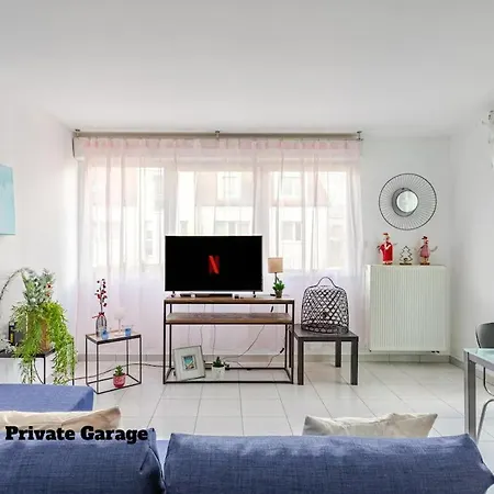 Quiet - Les Maraichers - Terrace - Private Garage Apartment Colmar